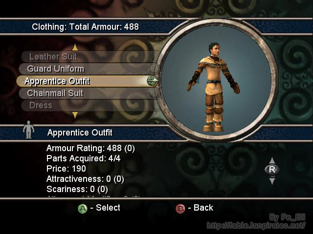 Apprentice Outfit Front