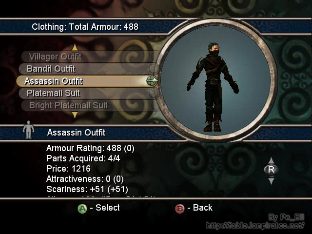 Assassin Outfit Front