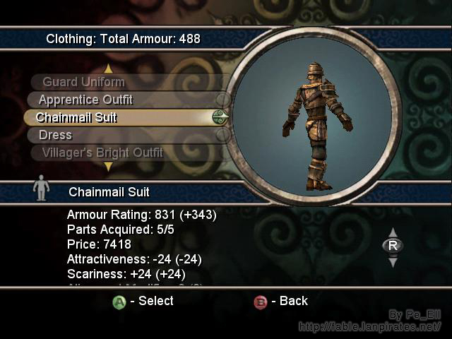 Chainmail Suit Back